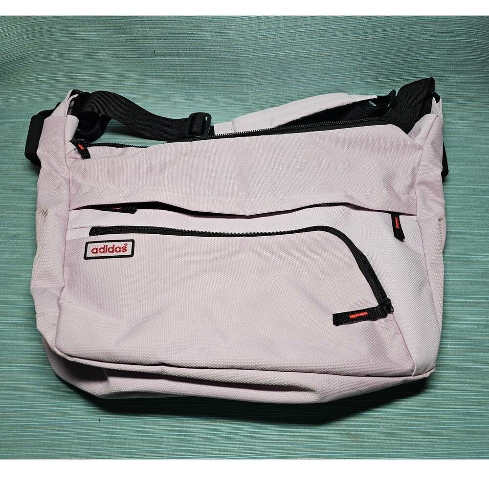 Adidias Messenger Bag Gray Strap EUC